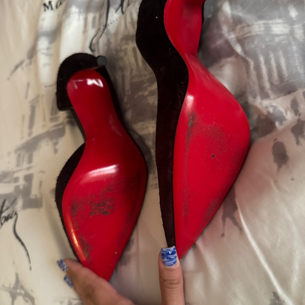 Christian Louboutin Black Stiletto Heels - Picture 2 of 2